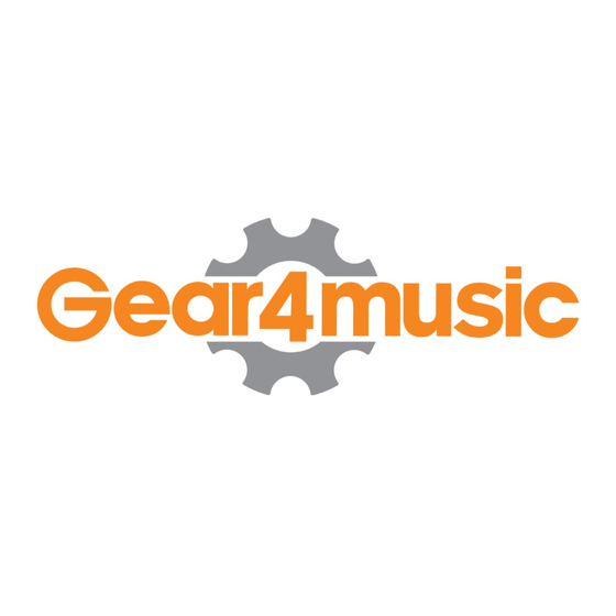 Gear4music GALAXY-STROBE-UV-BAR User Manual