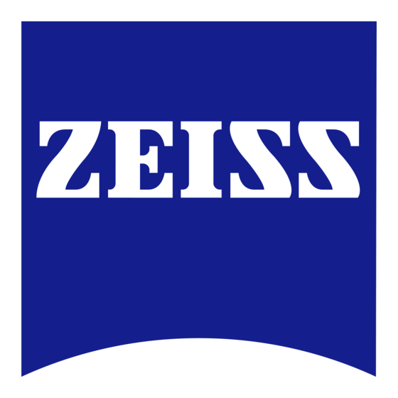 Zeiss TEMPAR console Operating Manual