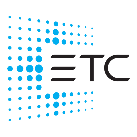 ETC echoflex MOS-MT Series Installation Manual