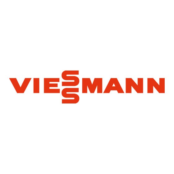 Viessmann VITOROND 100 Service Instructions Manual