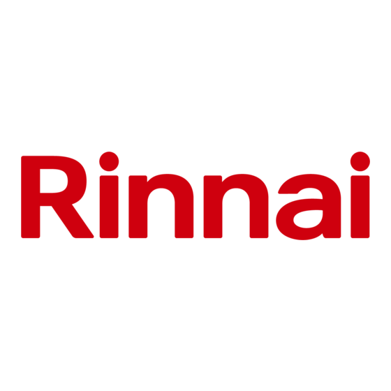 Rinnai INFINITY R1385G Installation Manual