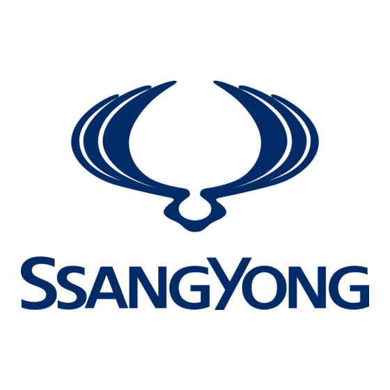 SSANGYONG Y200 Manual