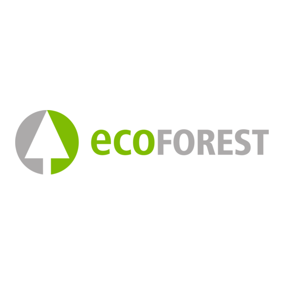 ECOFOREST Eco I Insert User Manual