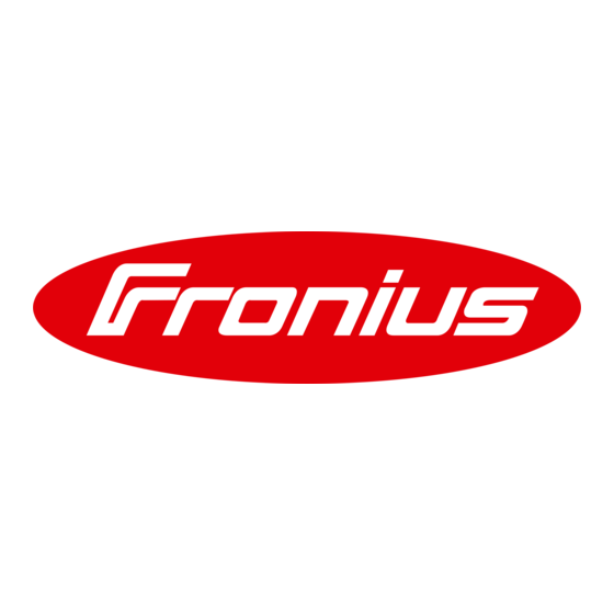 Fronius CL Service Manual And Spare Parts List