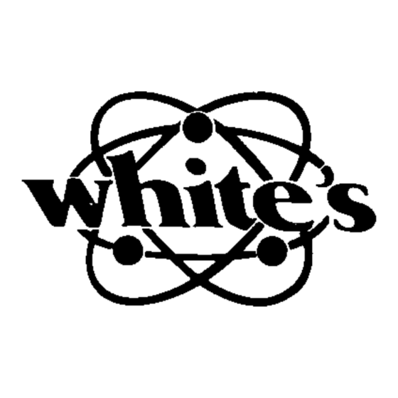 Whites 4900/D PRO PLUS Operator's Manual