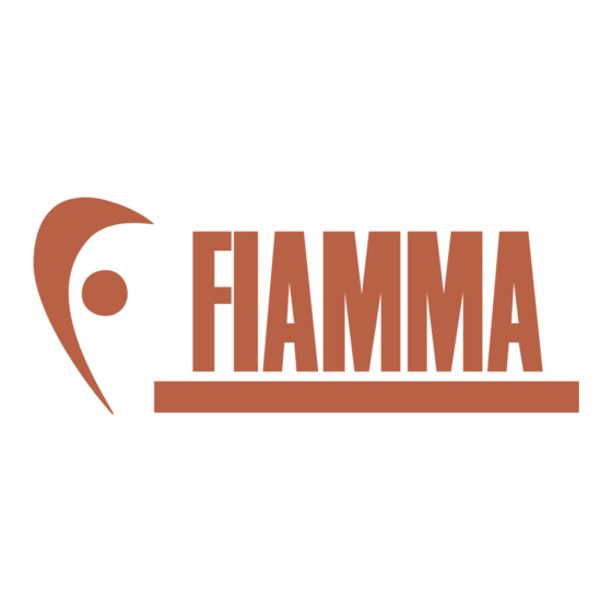 Fiamma VERONA Installation And Operation Instructions Manual