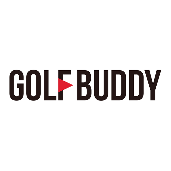 Golf Buddy Golfbuddy PLUS Supplementary Manual