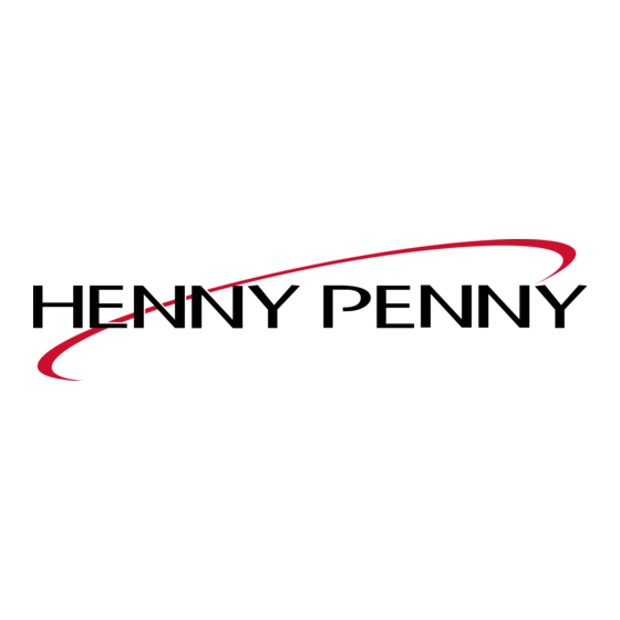 Henny Penny LOV LVG-100 Series Quick Start Manual