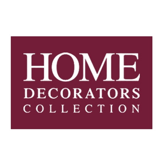 Home Decorators Collection MARTHA STEWART WSMSL-28PB Assembly Instructions