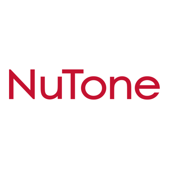 NuTone QTXN110HL Instructions