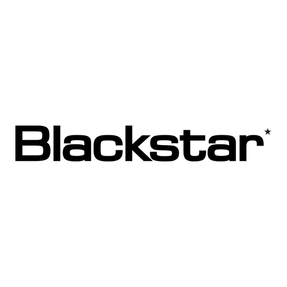 Blackstar HT-DISTX Owner's Manual