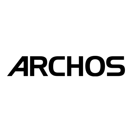 Archos  5 60GB Connection Manual