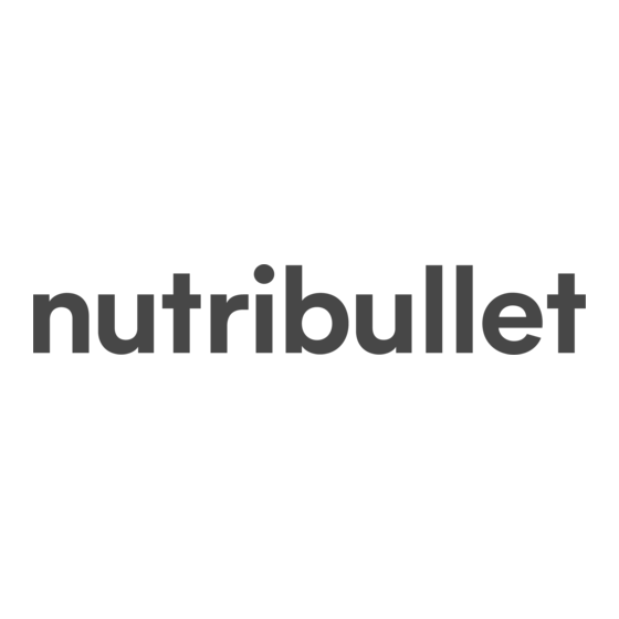 NUTRIBULLET PRO User Manual