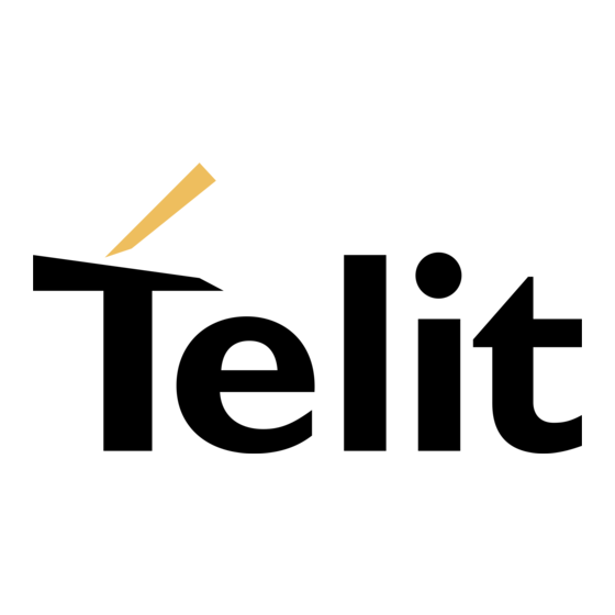 Telit Wireless Solutions SL869-V2 Product User Manual