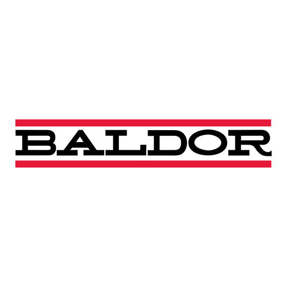 Baldor GA10 Instructions For Mounting