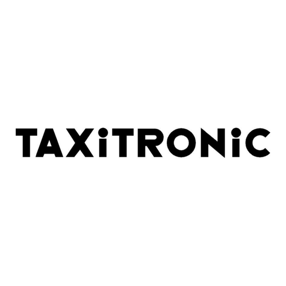 Taxitronic TX52 User Manual