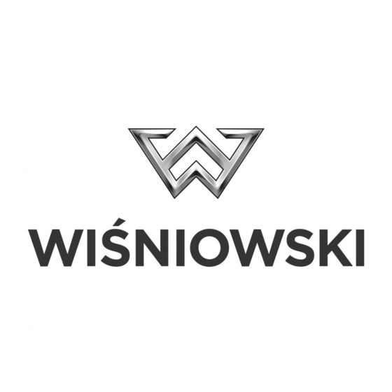 Wisniowski UNIPRO Operating And Maintenance Manual