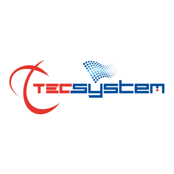 Tecsystem Nt Instruction Manual Pdf Download Manualslib