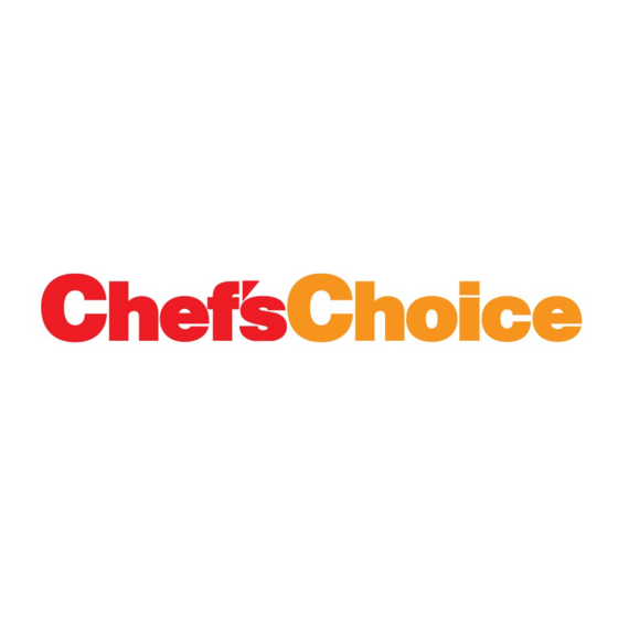 Chef's Choice 610 Manual