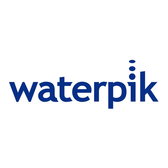 Waterpik waterflosser WP-840 Quick Start Manual