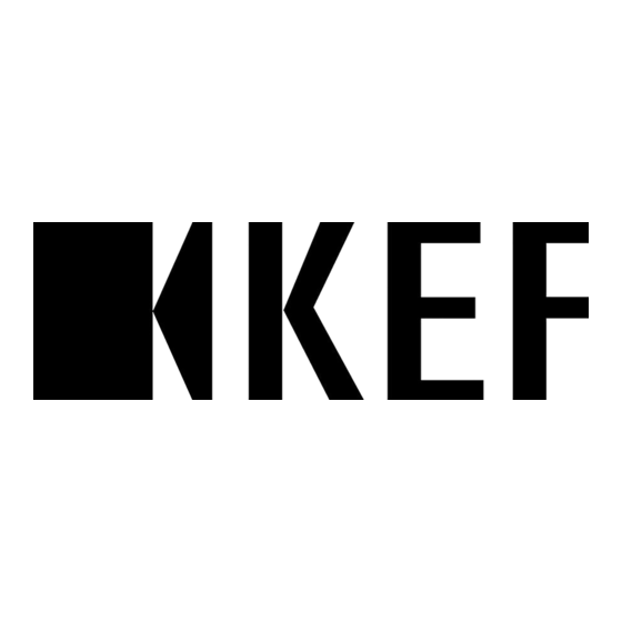 KEF Cadence Installation Instructions