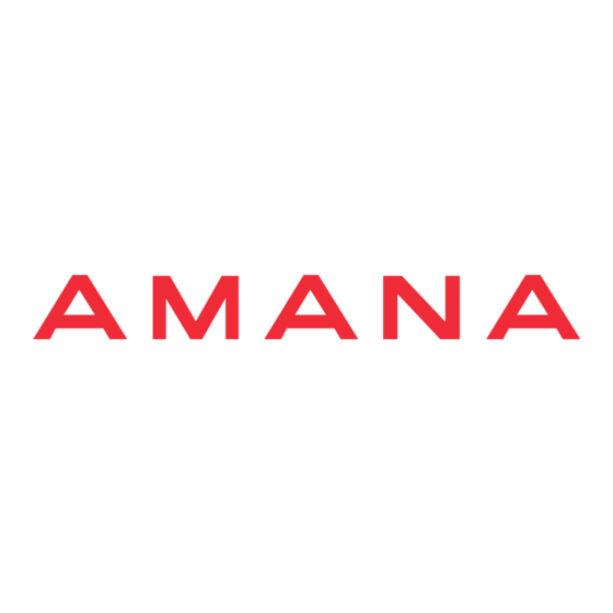 Amana NTW4501X Quick Install