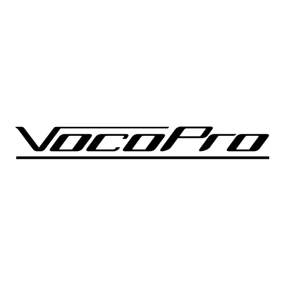 VocoPro VOICECASTER Owner's Manual