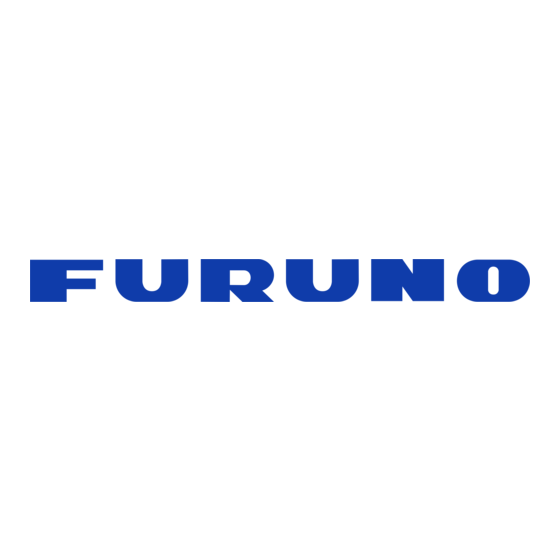 Furuno FS-5000 Operator's Manual