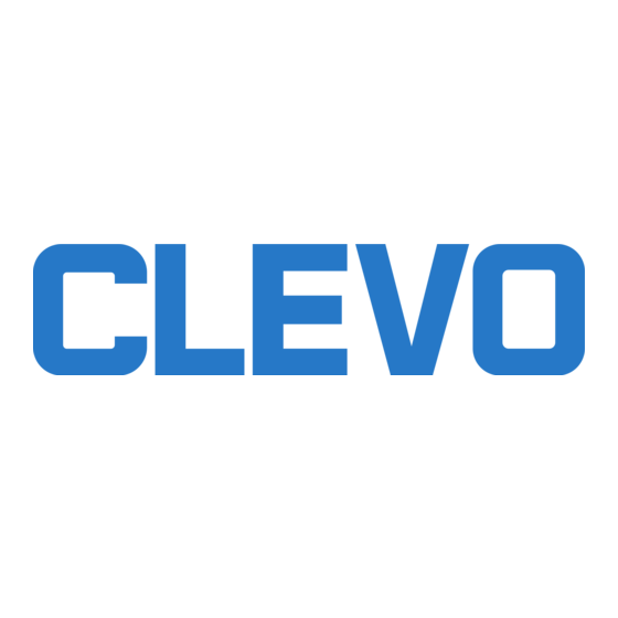 Clevo M860TU User Manual