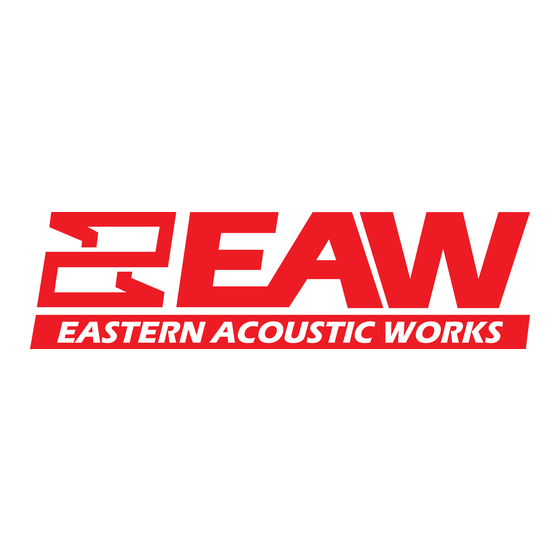 EAW BG-150 Advance Product Data