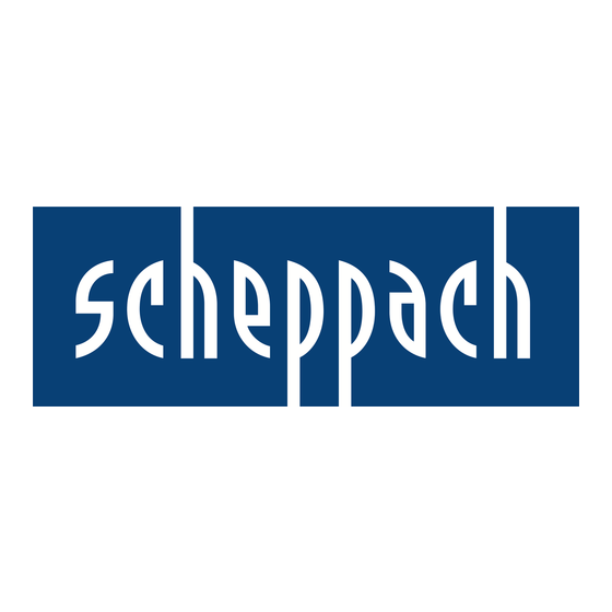 Scheppach THM850 Manual