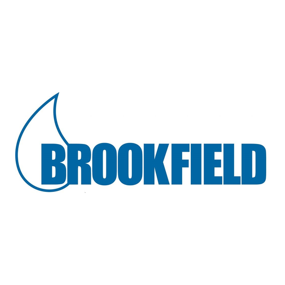 Brookfield TC-250MX Operator's Manual