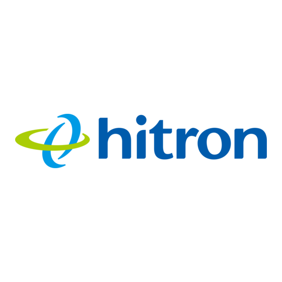 Hitron HCG-P7xDxA32 Instruction Manual