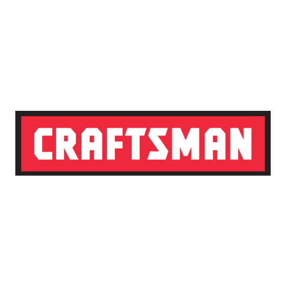 Crafstman 139.18803 Owner's Manual