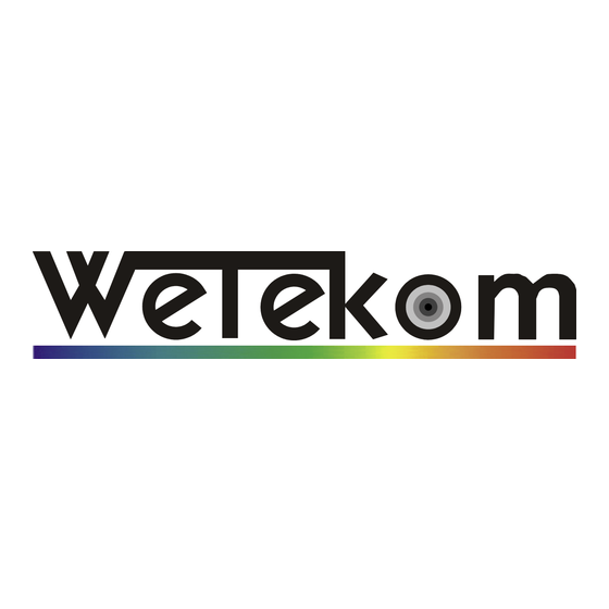 Wetekom 81 34 47 Instruction Manual
