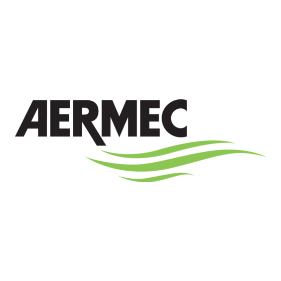 AERMEC FCW 522V Installation And User Manual