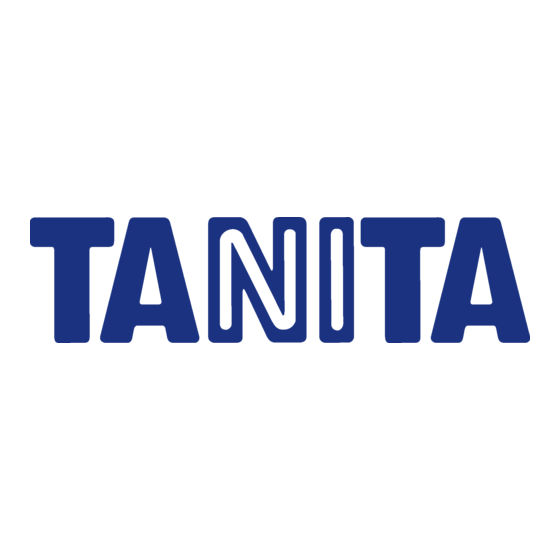 Tanita HD-313 Operating Instructions