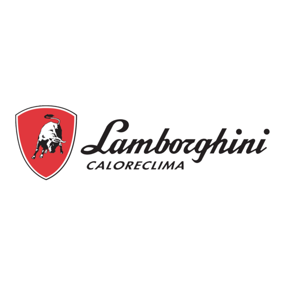 Lamborghini Caloreclima NINFA 32 MC Instructions For Use, Installation And Maintenance