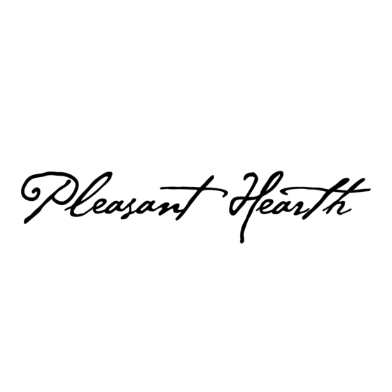 pleasant hearth VFS-PH20DT Installation And Operating Instructions Manual