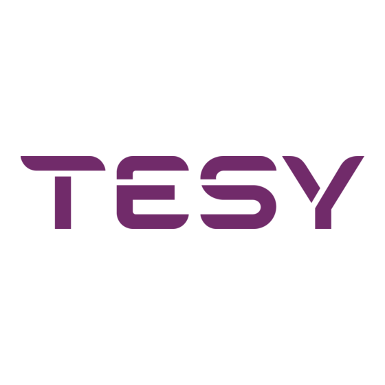 TESY ModEco Ceramic GCV9SL 1004724D C21 TS2RCP Instructions For Use And Maintenance Manual