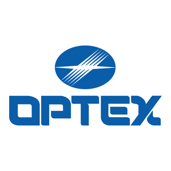 Optex AX-100PLUS Installation Instruction