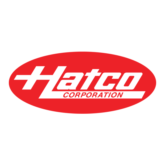 Hatco GR2BW-24 Replacement Parts List Manual