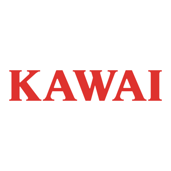 Kawai Concert Performer Series Digital Piano CP117 Owner's Manual