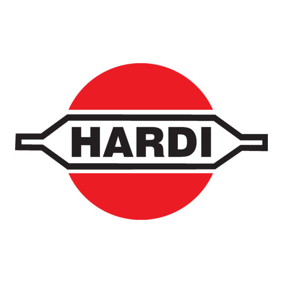 Hardi NK SB Series Instruction Book