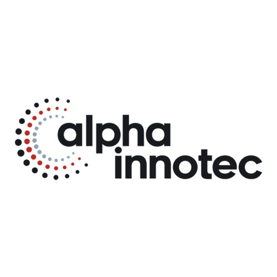 Alpha-InnoTec WWC 100H/X Operating Manual