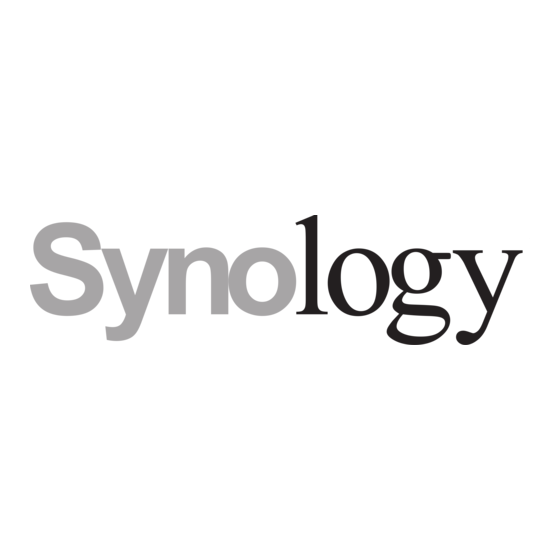 Synology NAS DS3622xs+ Hardware Installation Manual