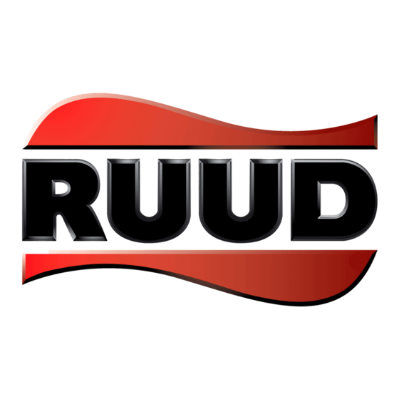 Ruud UIWH18AJ2S Design & Technical Manual