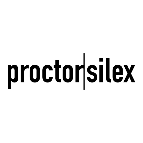 Proctor-Silex 840096800 User Manual