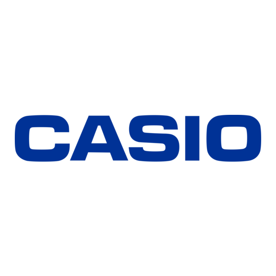 Casio PV-100 User Manual