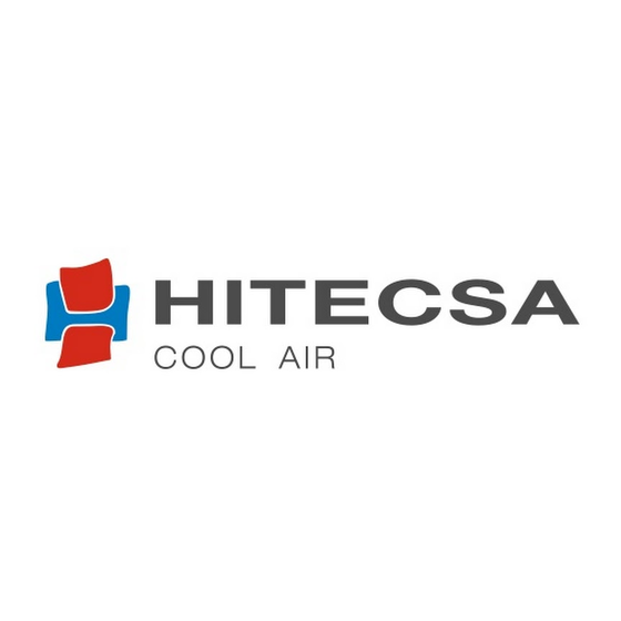 Hitecsa FPW 20 Installation, Operation And Maintenenance Instructions